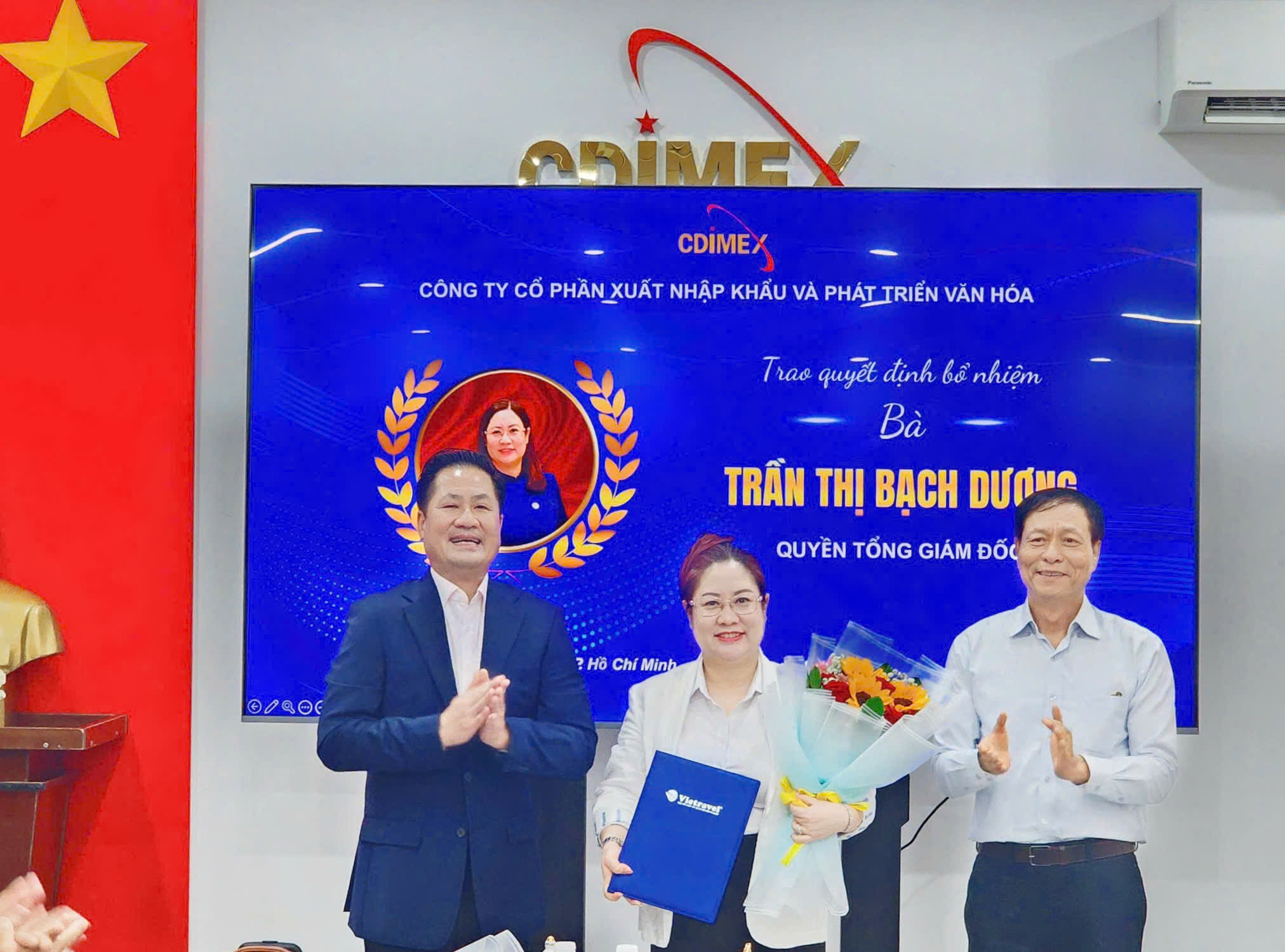 CDIMEX BỔ NHIỆM QUYỀN TỔNG GIÁM ĐỐC MỚI