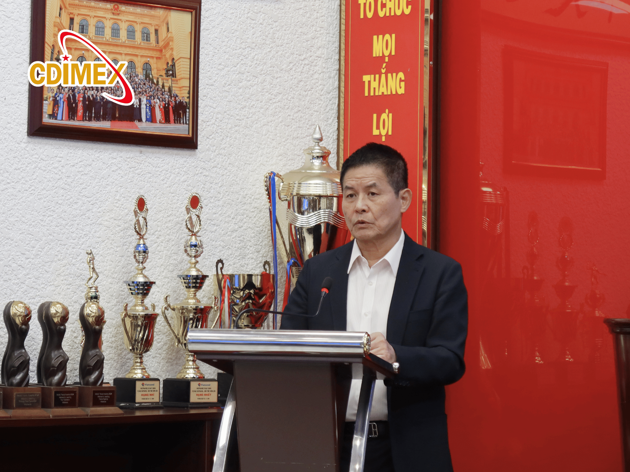 Tân Chủ tịch HĐQT Nguyễn Quốc Kỳ phát biểu