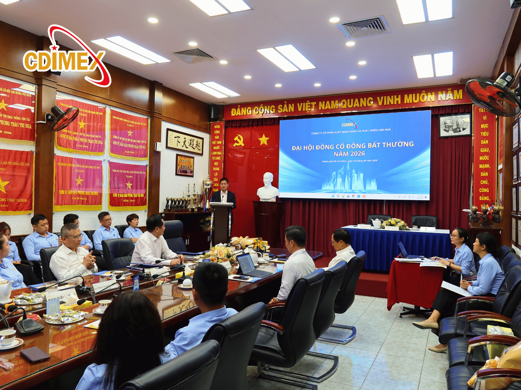 Tân Chủ tịch HĐQT Nguyễn Quốc Kỳ phát biểu