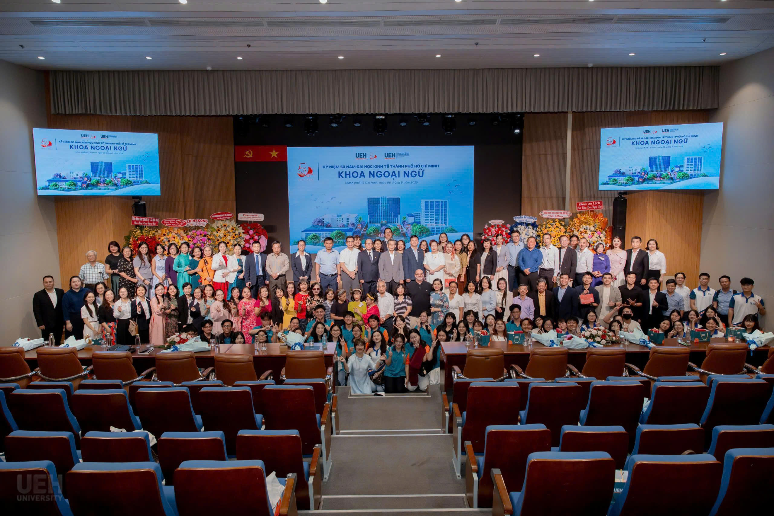 Sự kiện kỷ niệm vàng: 50 năm Khoa Ngoại ngữ Đại học Kinh tế TP.HCM